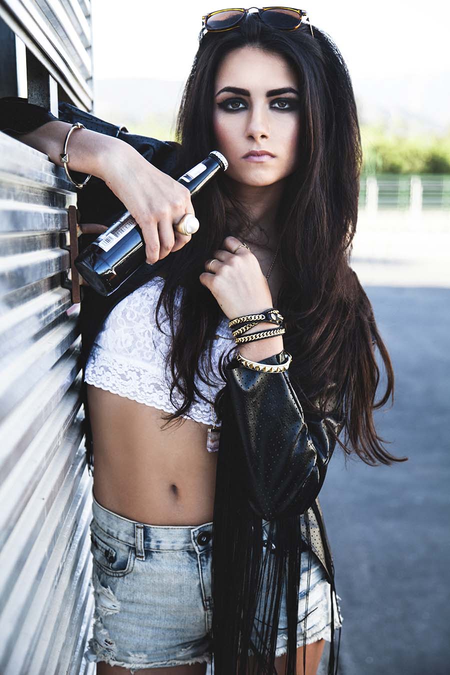 Sassy girls’s look of the day — catch her live in Santiago