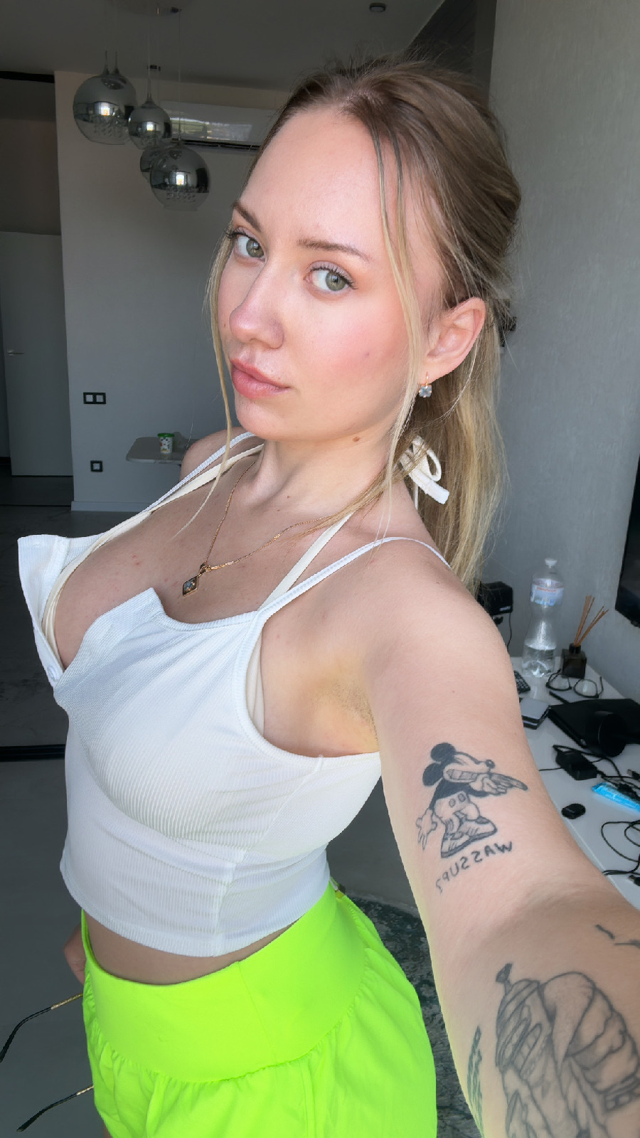 KateV in her underwear in Santiago